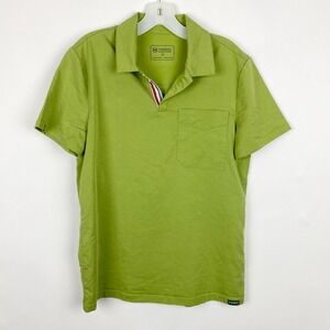 Mediclo Frasier Polo Collar Sustainable Scrub Top Mens XS Paradise Green MT5016T